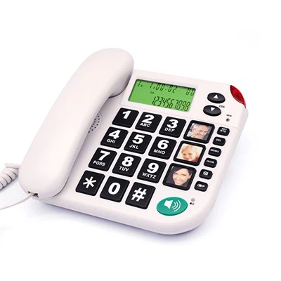 Telefon butang besar dengan id pemanggil